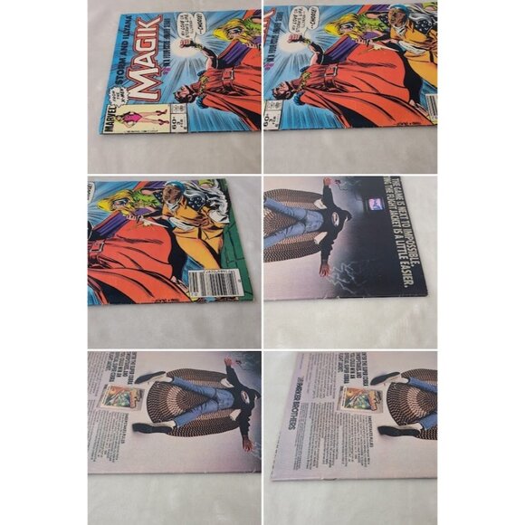 Magik 3 Marvel Comics 1984 Newsstand GD+ 2.5 Illyana Storm Centerfold Detached - Picture 6 of 12